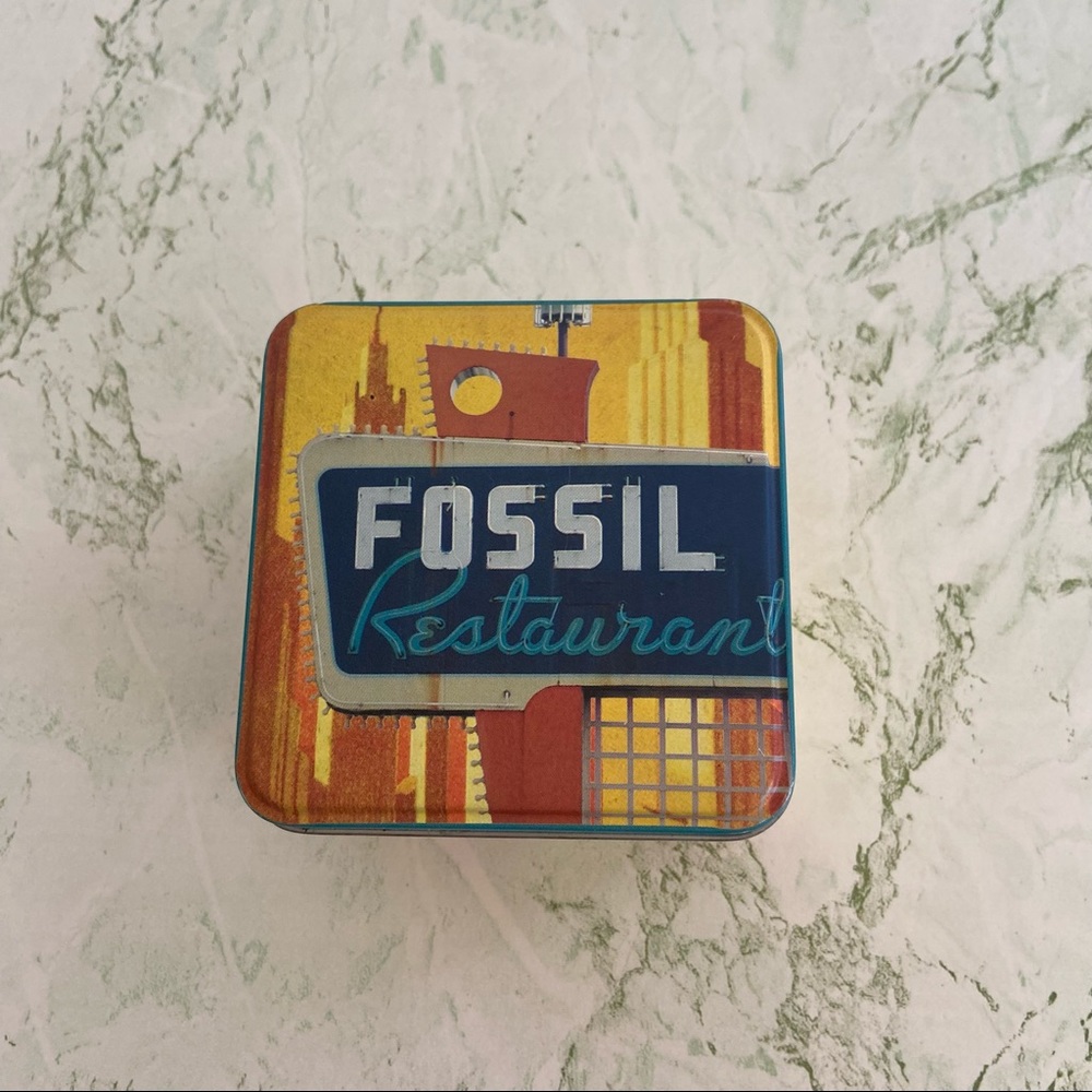 Fossil Watch Tin EMPTY